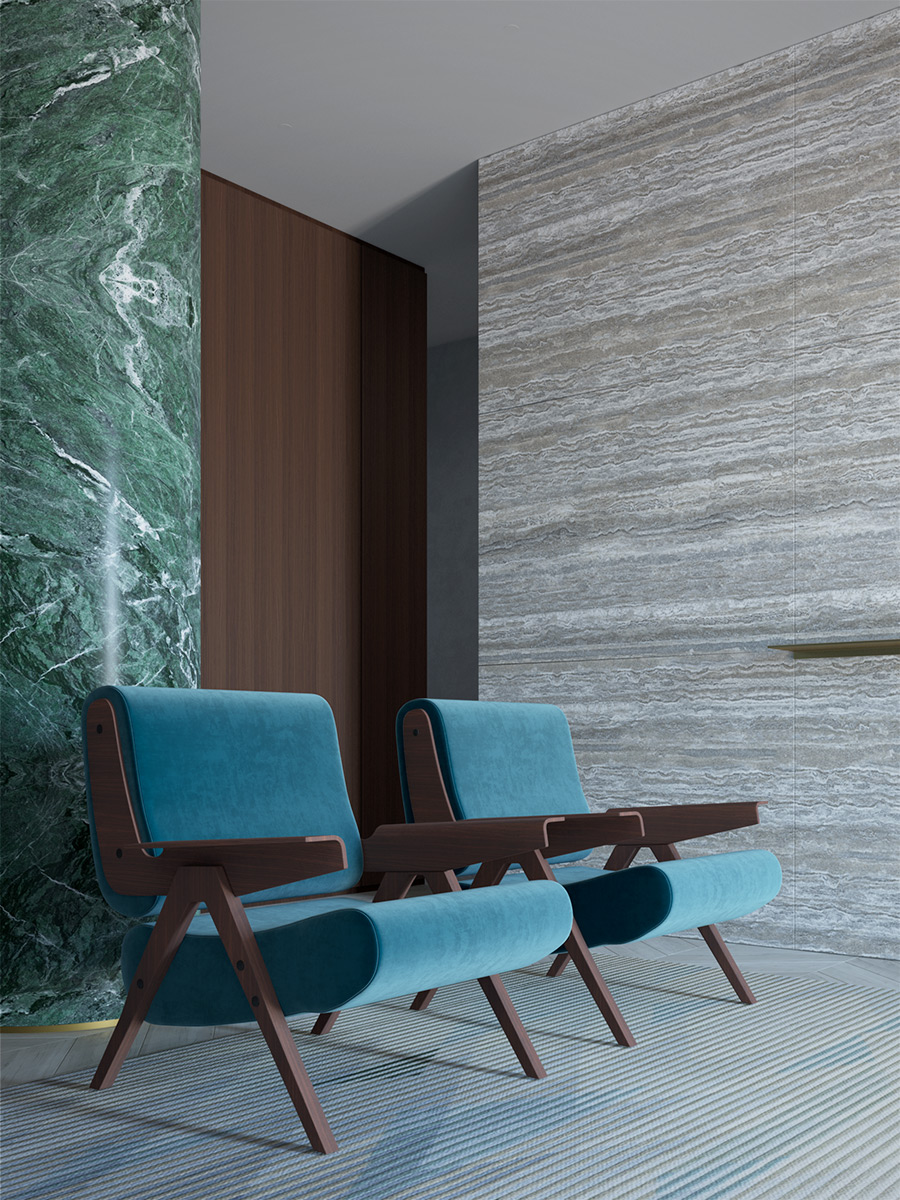 via ponzio house living room tacchini lina fabula render interior 06